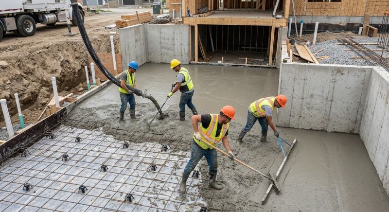 Basement Concrete Installation in Lyons, CO