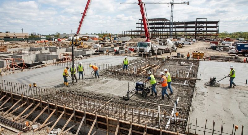 Commercial Slab Construction in Boulder County, CO
