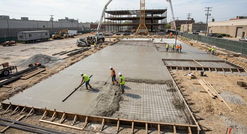 Commercial Slab Installation in Grand Lake, CO