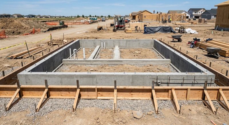 Concrete Foundation Installation in Berthoud, CO