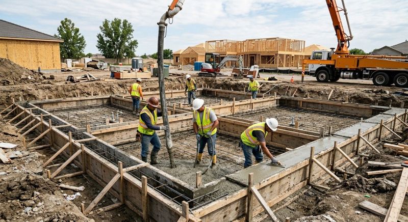 Concrete Foundation Installation in Lyons, CO