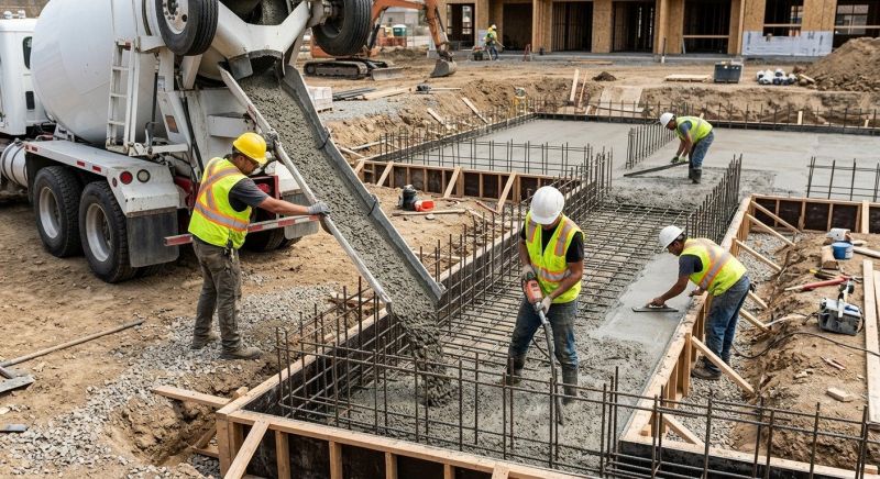 Foundation Wall Pouring in Johnstown, CO