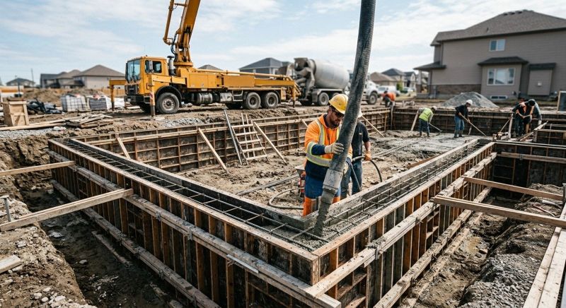 Foundation Wall Pouring in Longmont, CO